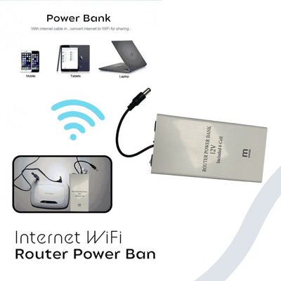 Wifi Router Power Bank (8-10hrs Battery Time)